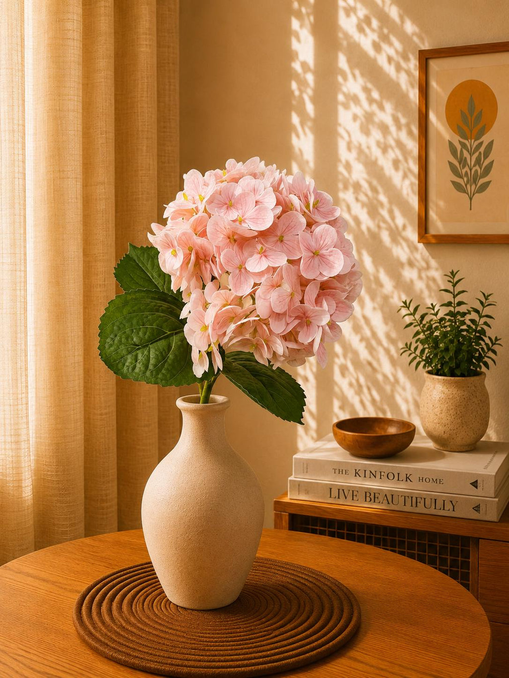 Faux Hydrangea Flower