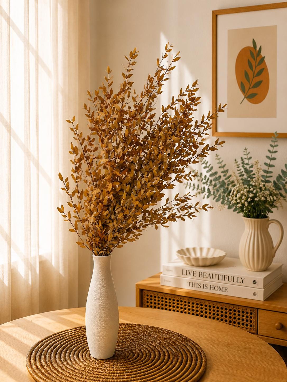 Preserved Eucalyptus Leaves Bunch Dried