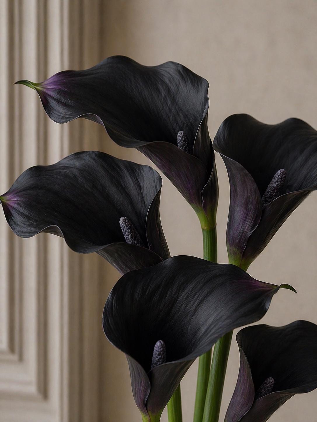 Real Touch Calla Lily Stems, Faux Wedding Home Decor, Realistic Flowers