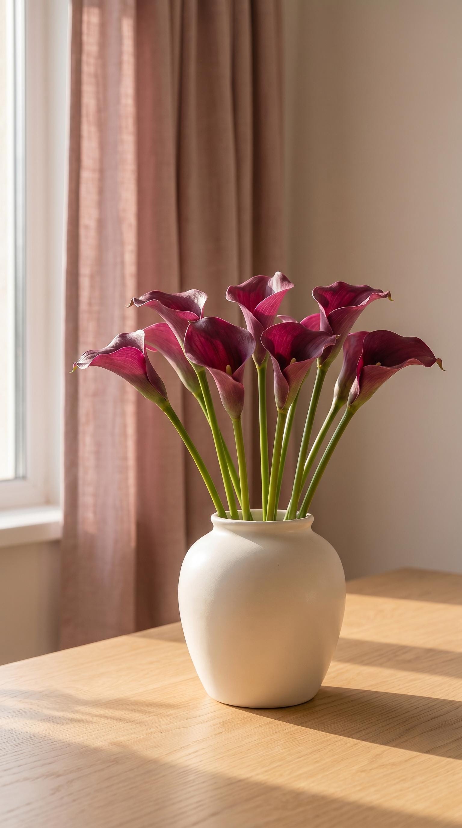 Real Touch Calla Lily Stems, Faux Wedding Home Decor, Realistic Flowers