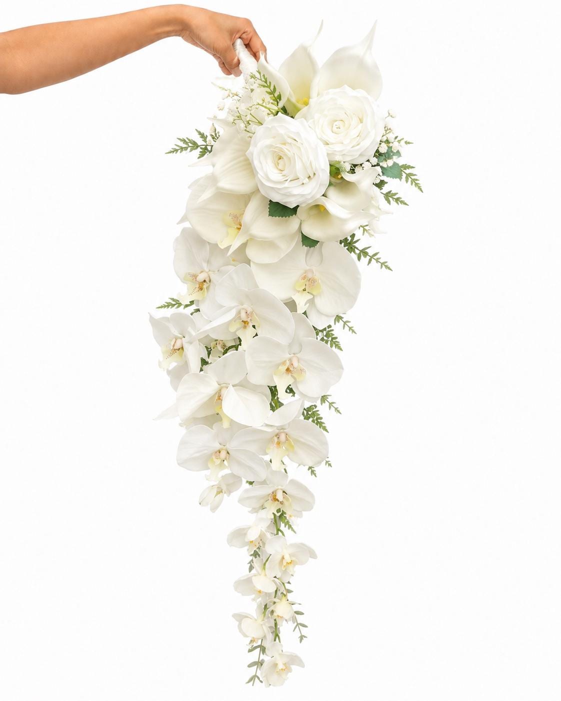 Orchid Bouquet, Cascading Bridal Bouquet