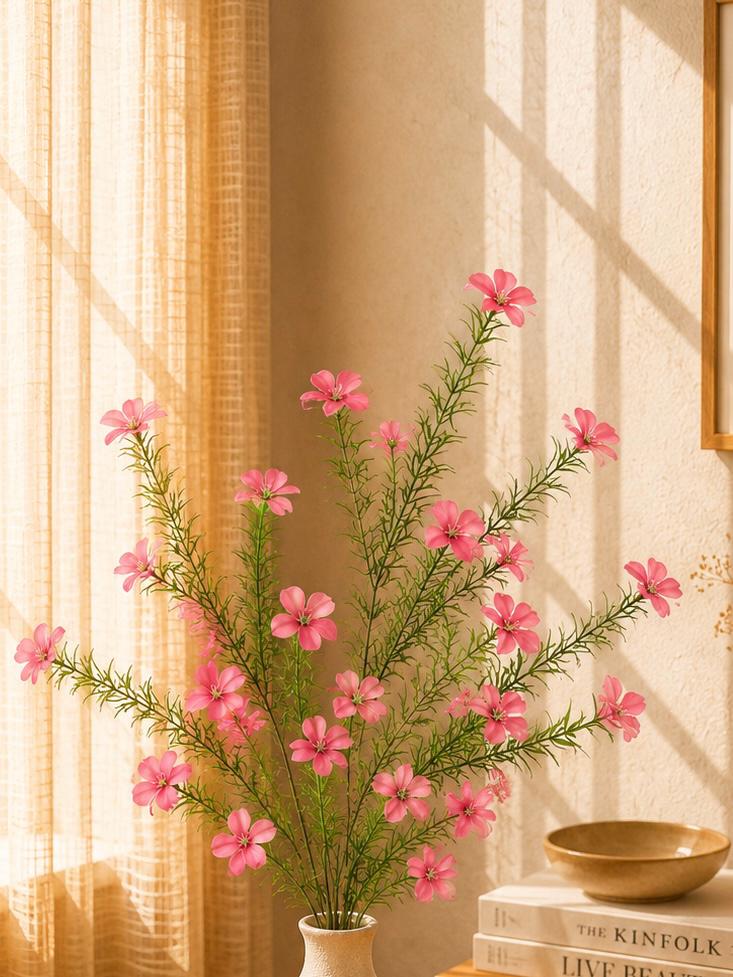 Silk Wildflower Branch Faux Flower Stem