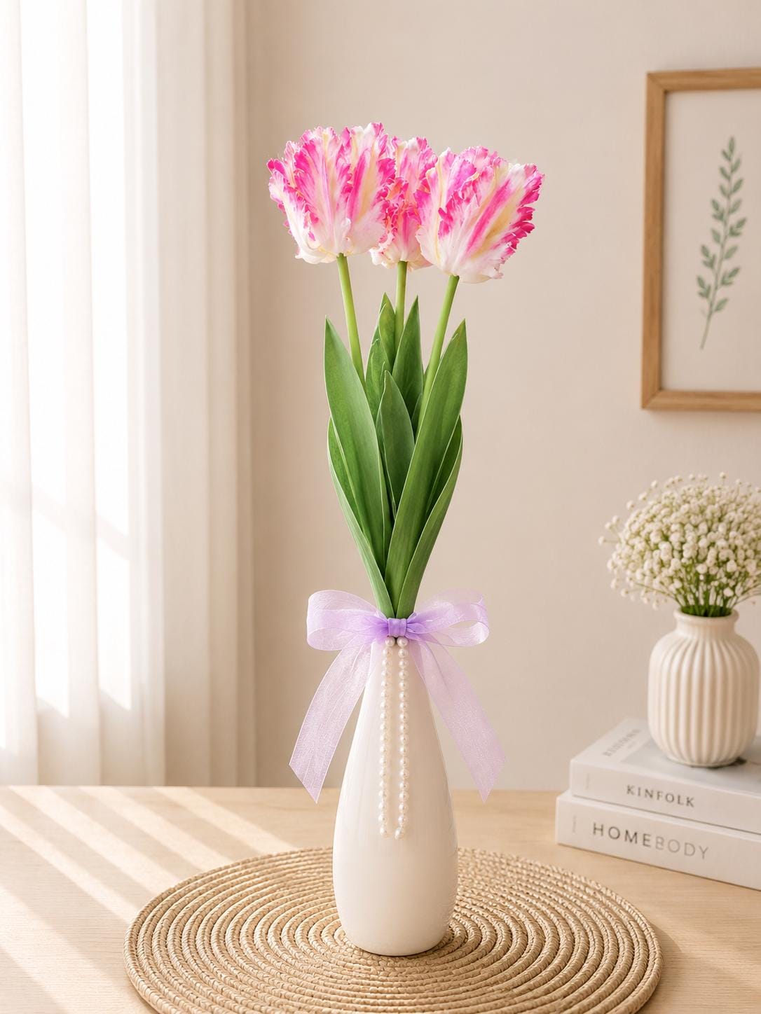 Parrot Tulips Silk Faux Flower
