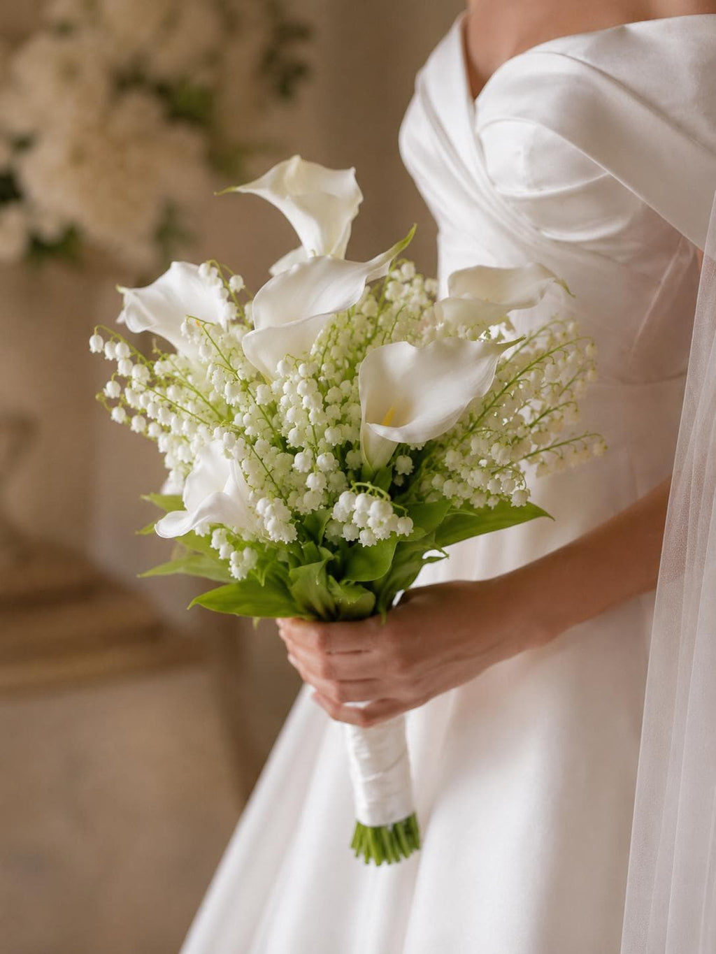 Artificial Tulip Flower Bridal Bouquet