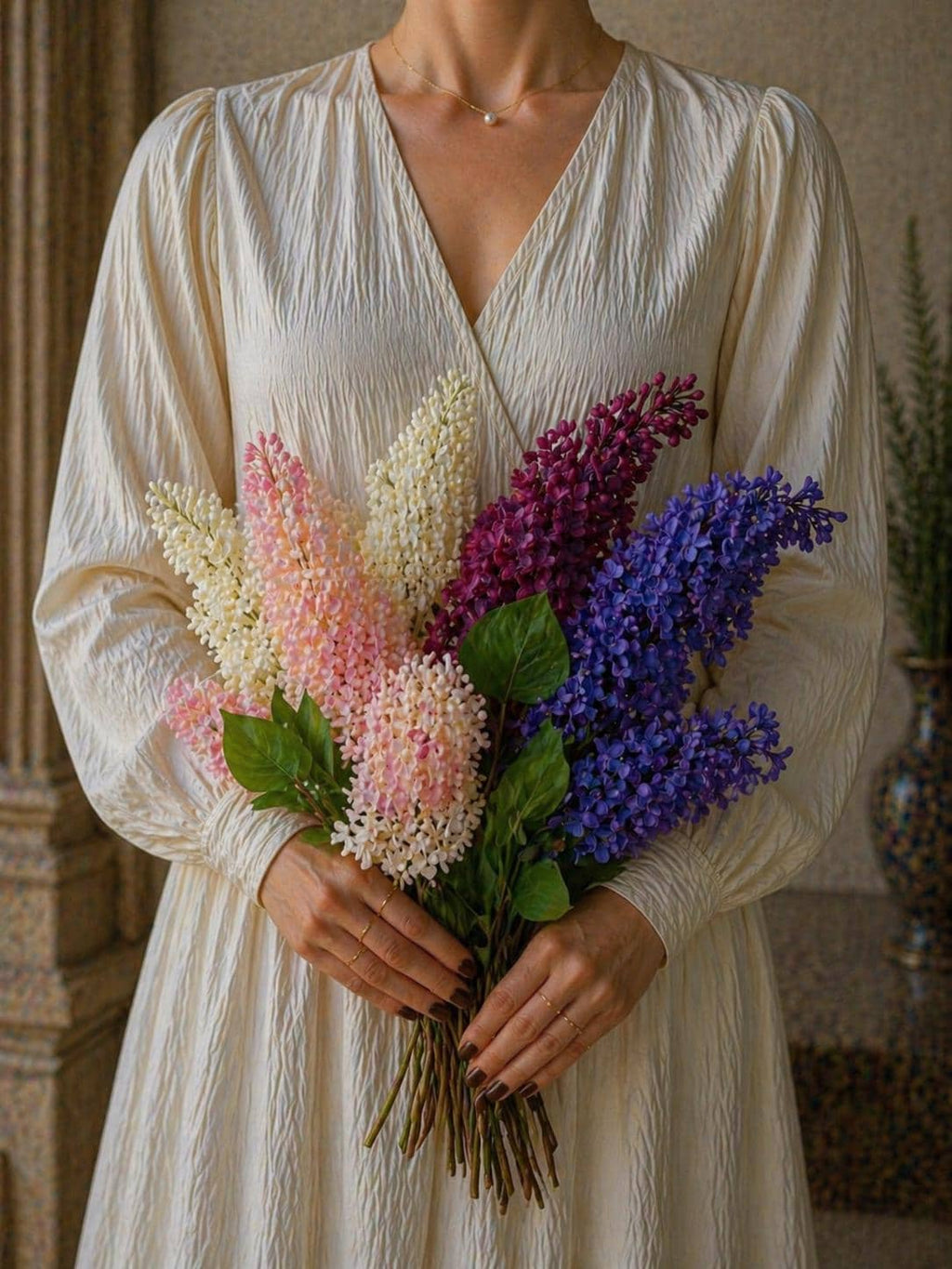 Real Touch Lilac Stem