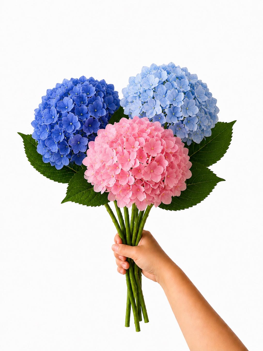 Faux Hydrangea Flower