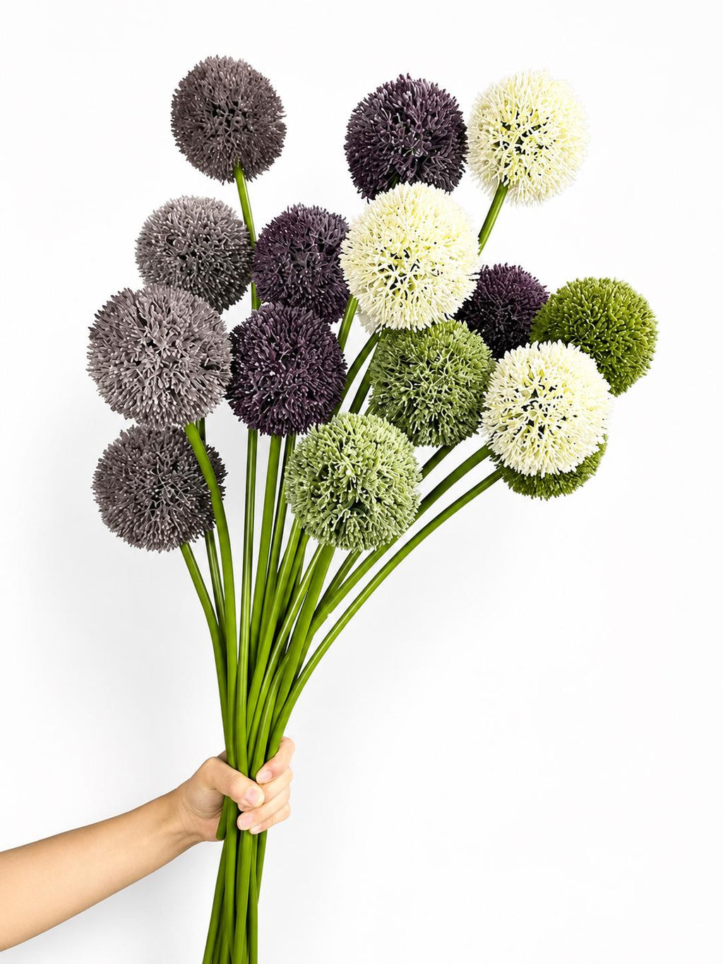 Artificial Dandelion Ball Stem Faux Flower for Vase Decor Wedding Styling and Home Decor