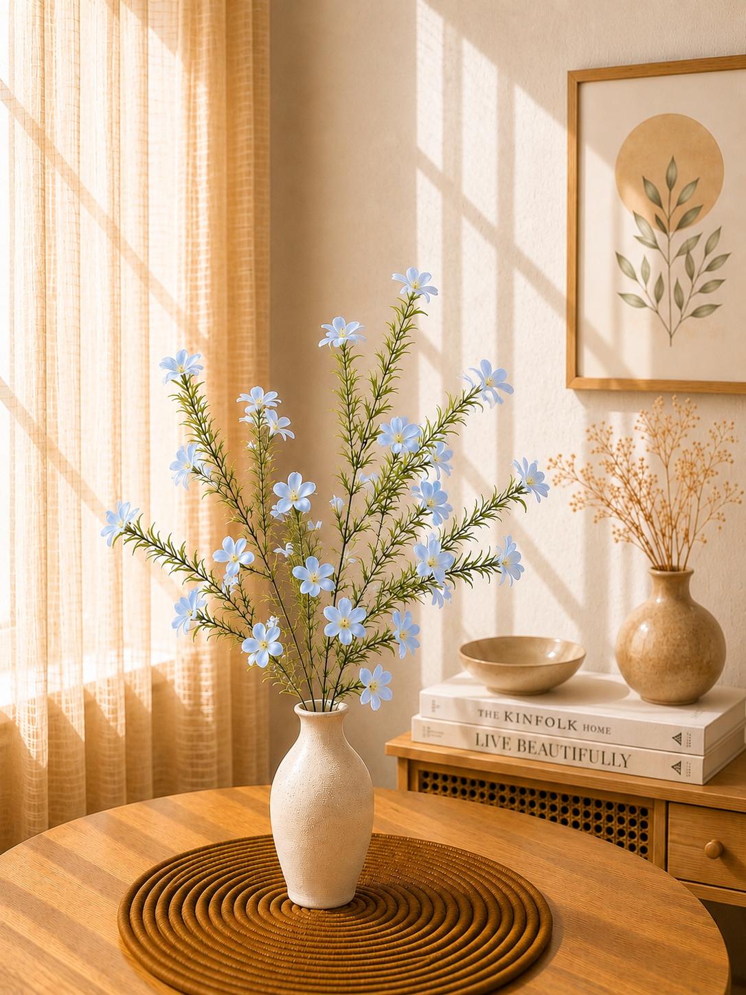 Silk Wildflower Branch Faux Flower Stem