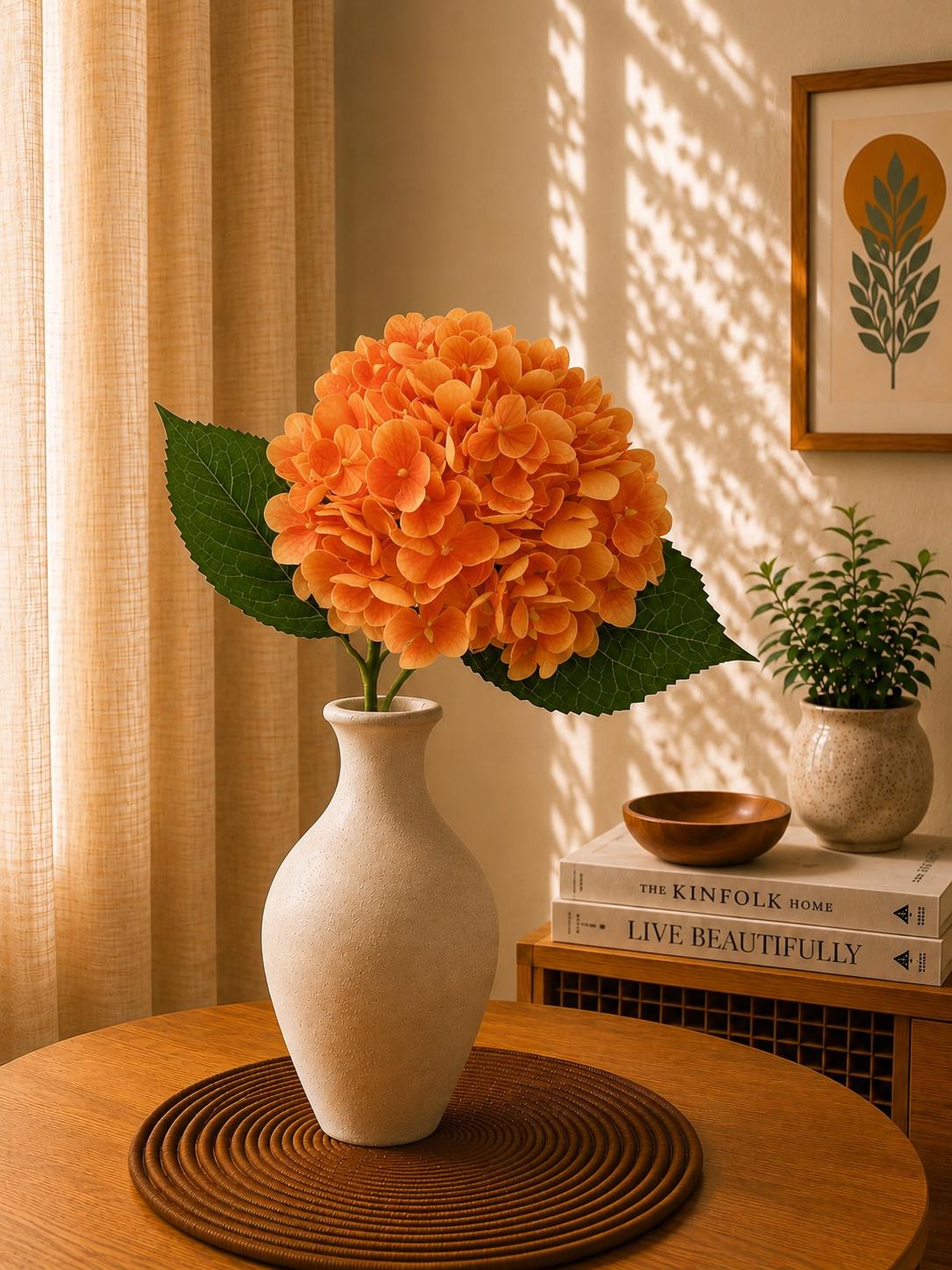Faux Hydrangea Flower