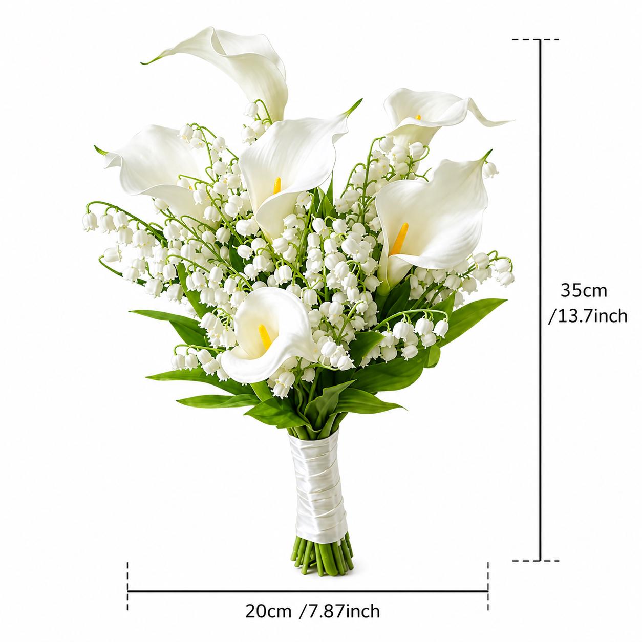 Artificial Tulip Flower Bridal Bouquet