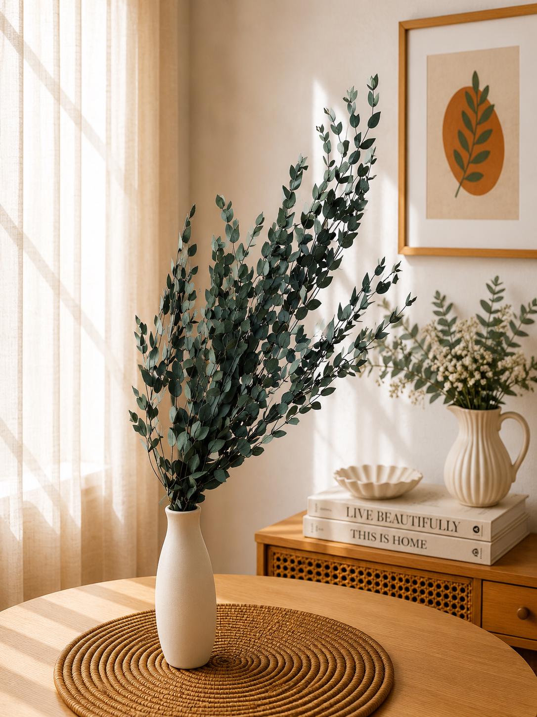 Preserved Eucalyptus Leaves Bunch Dried
