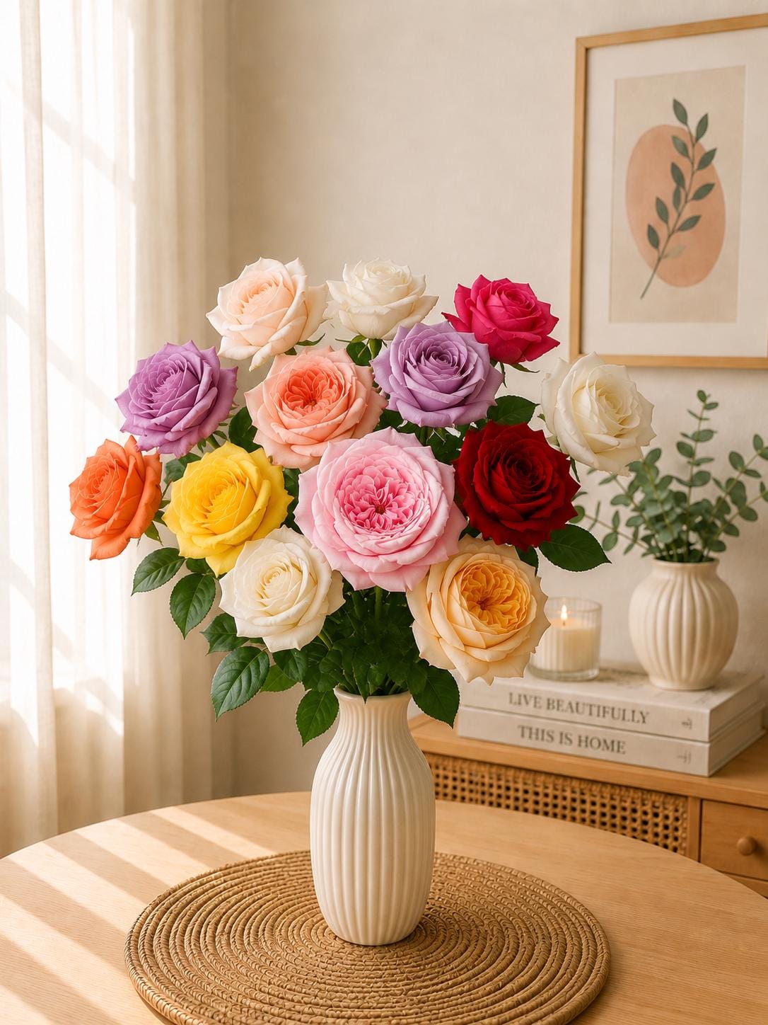 Real Touch Juliet Rose Stem: Silk Flower for Wedding Decor Home Styling