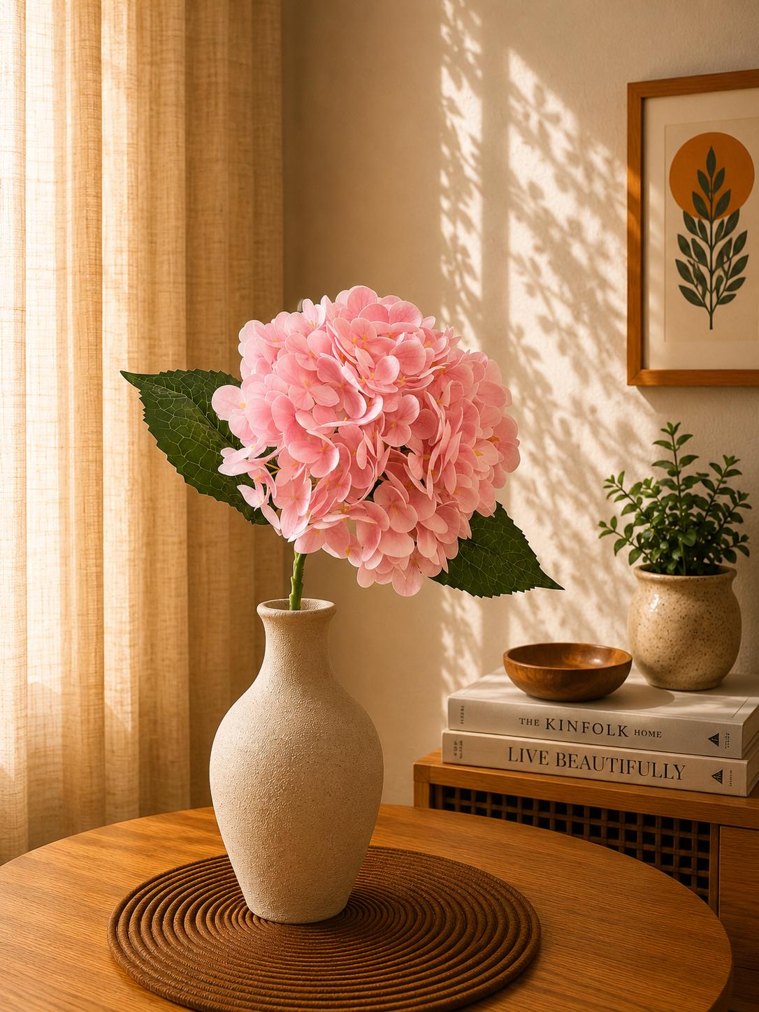 Faux Hydrangea Flower