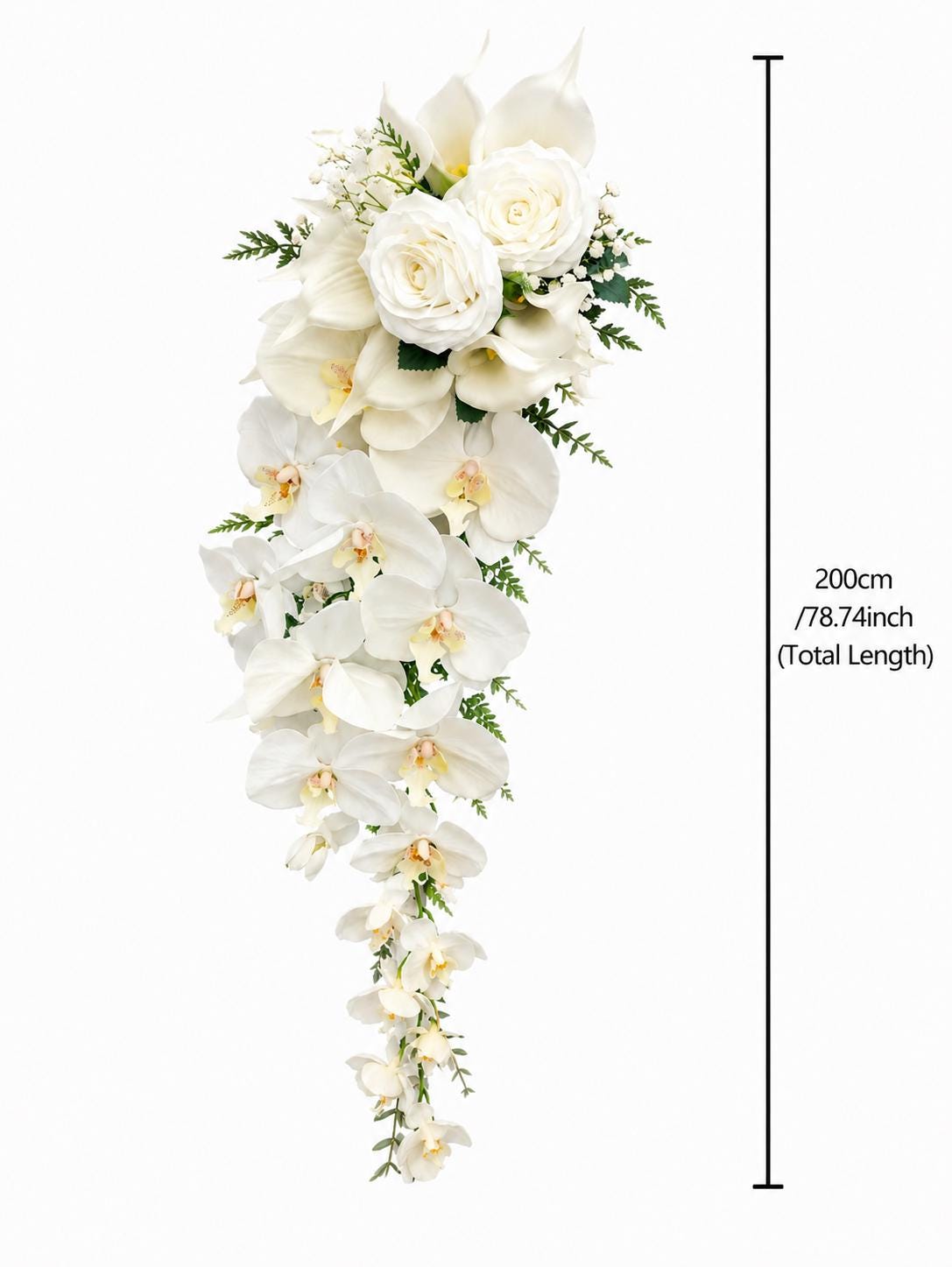 Orchid Bouquet, Cascading Bridal Bouquet