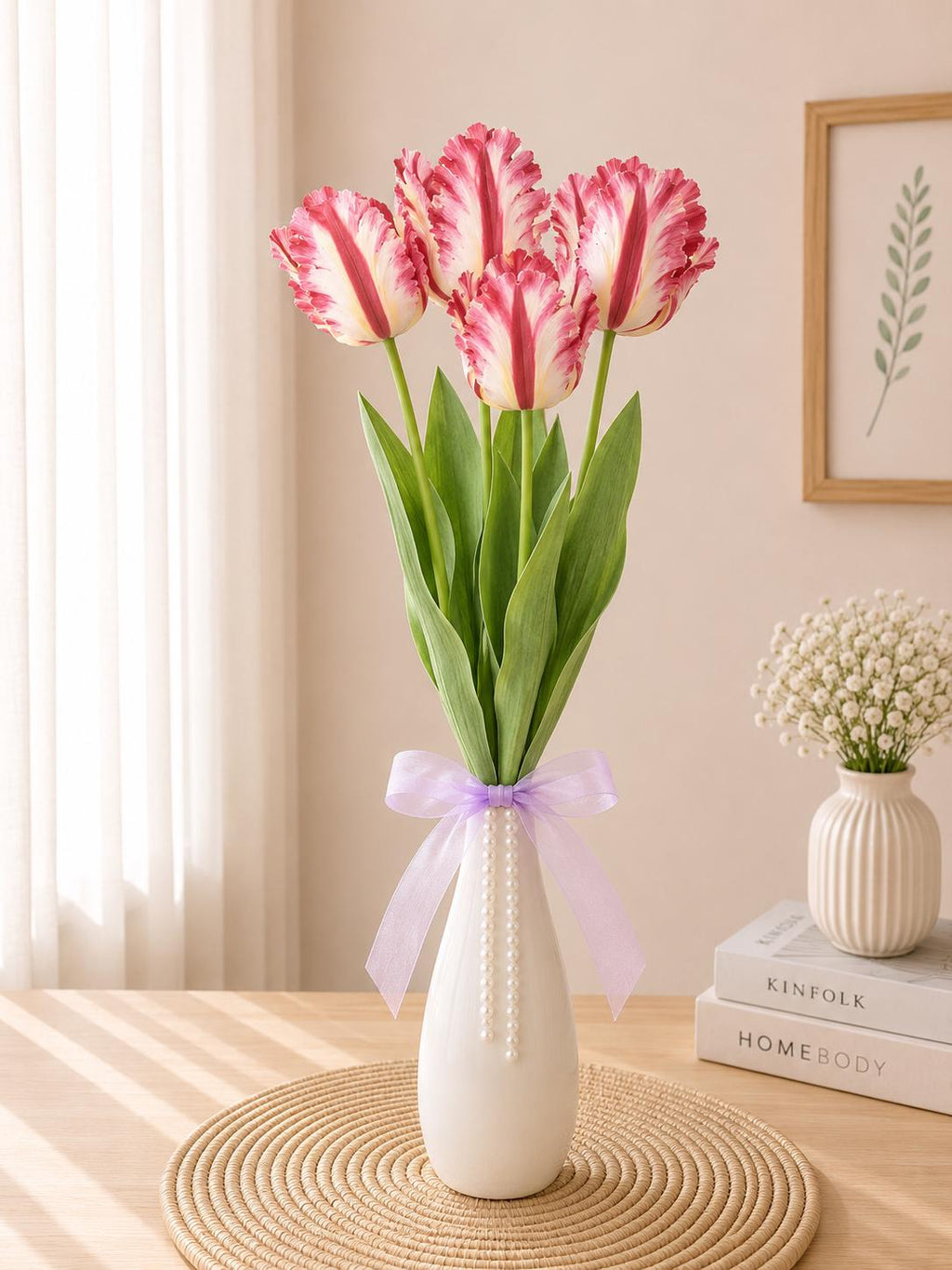 Parrot Tulips Silk Faux Flower