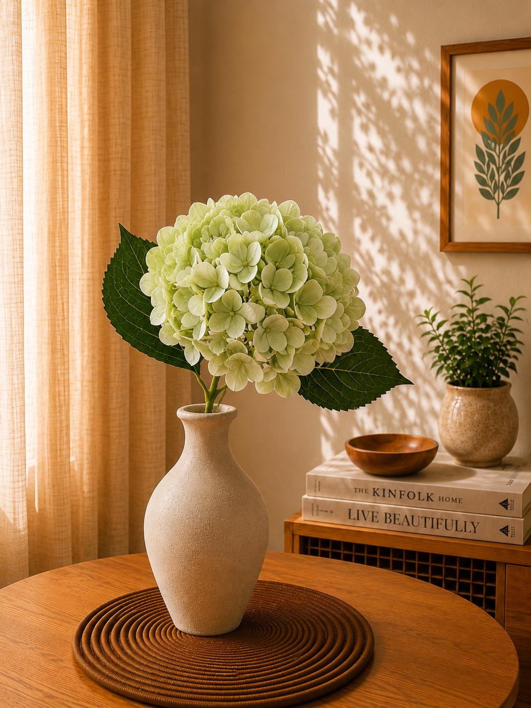 Faux Hydrangea Flower