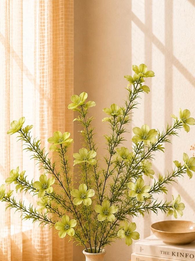 Silk Wildflower Branch Faux Flower Stem