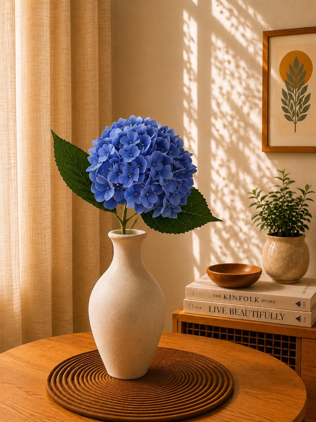 Faux Hydrangea Flower