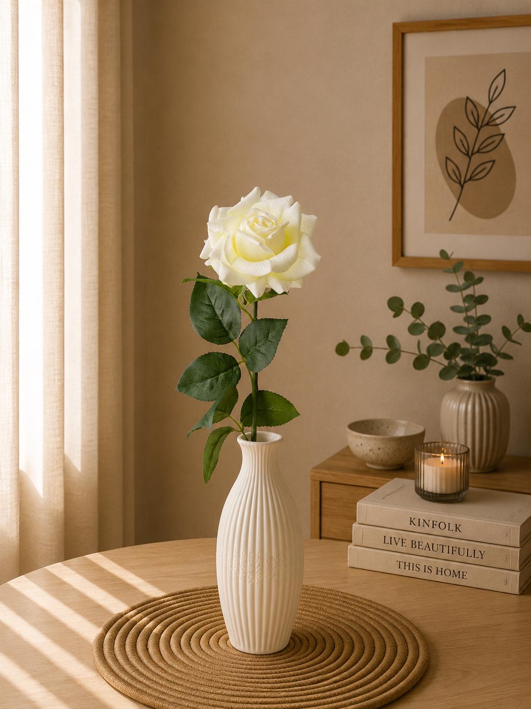 Real Touch Silk Austin Rose Stem