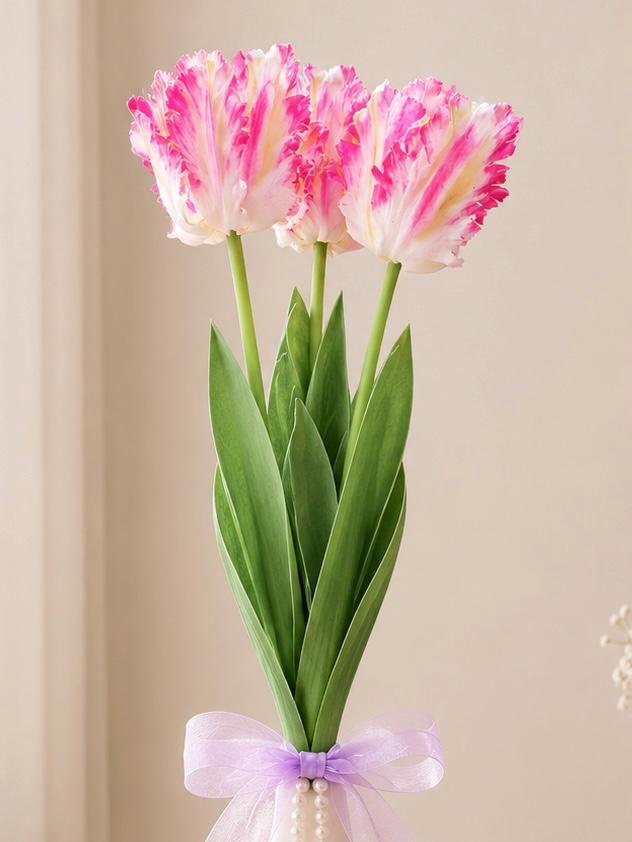 Parrot Tulips Silk Faux Flower