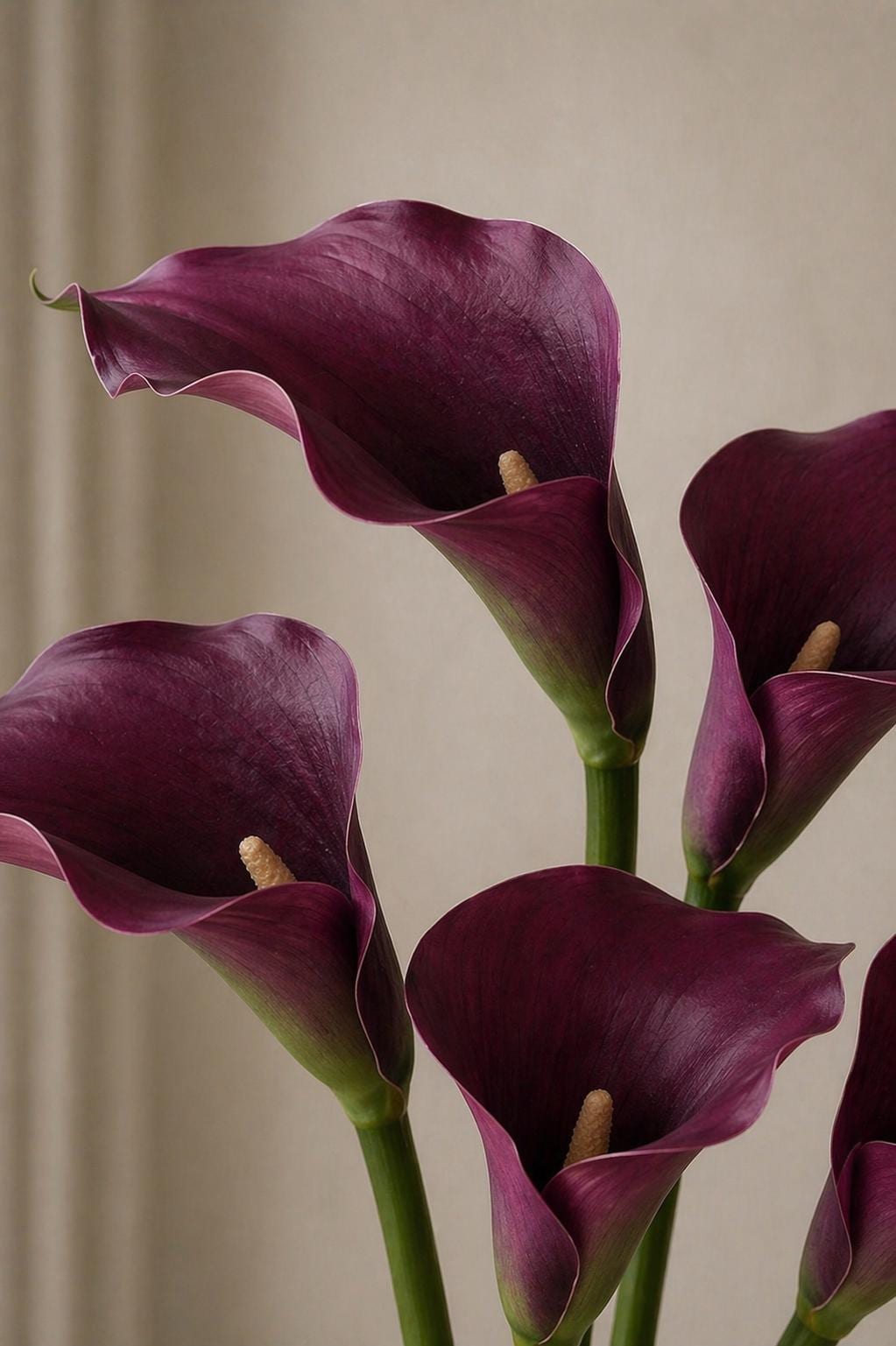 Real Touch Calla Lily Stems, Faux Wedding Home Decor, Realistic Flowers