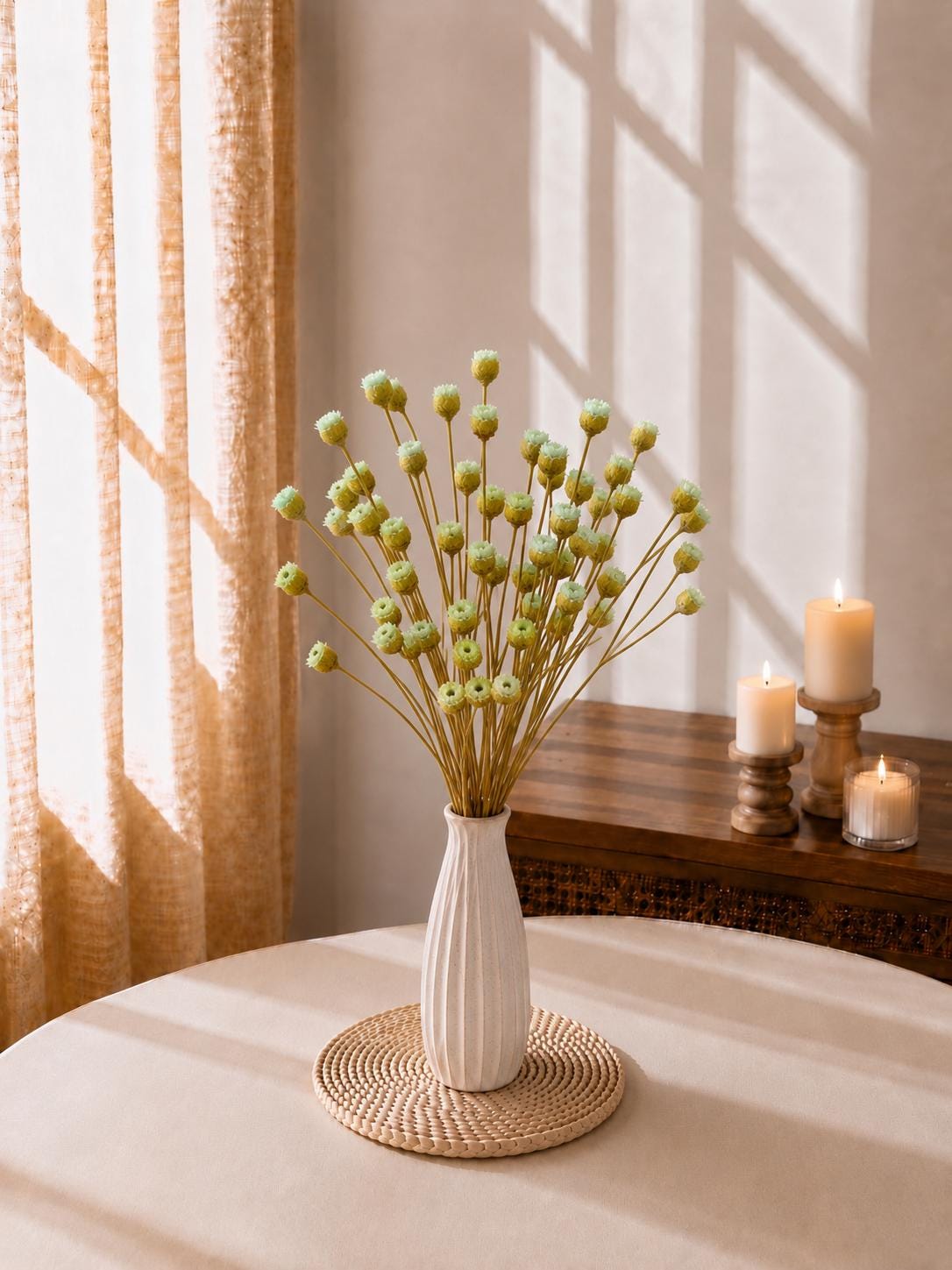 50 Pieces Dried Happy Flowers Bouquet Preserved Strawflower Stems Colorful Floral Decor
