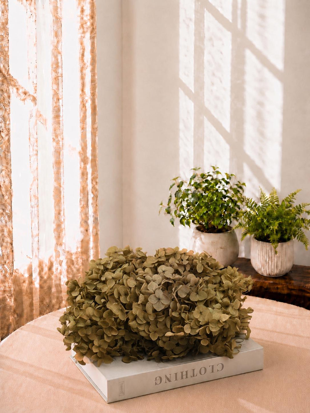 Preserved Hydrangea Flower Heads Boxed Dried Hydrangea Petals Floral Decor
