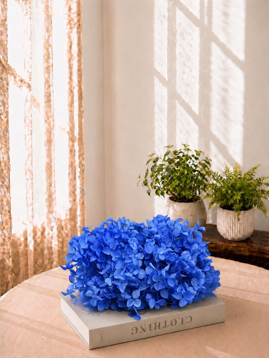Preserved Hydrangea Flower Heads Boxed Dried Hydrangea Petals Floral Decor