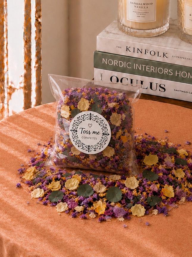 Dried Flower Petal Confetti Wedding Toss Confetti Biodegradable Floral Petals