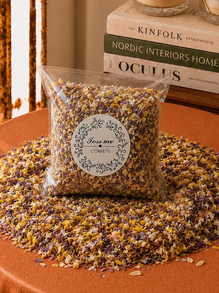 Dried Flower Petal Confetti Wedding Toss Confetti Biodegradable Floral Petals