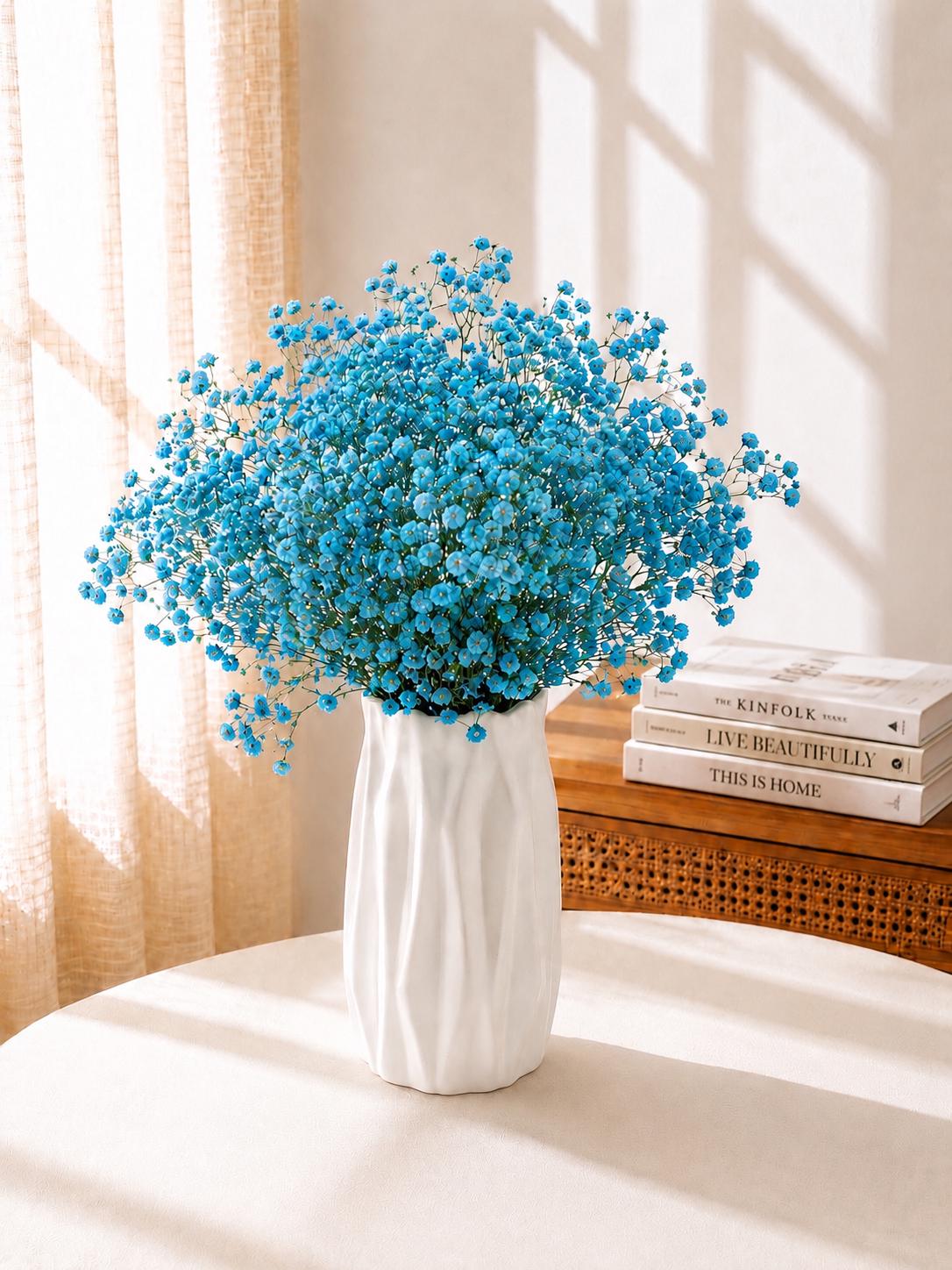 Dried Baby’s Breath Bouquet Preserved Gypsophila Flowers Pastel Floral Decor