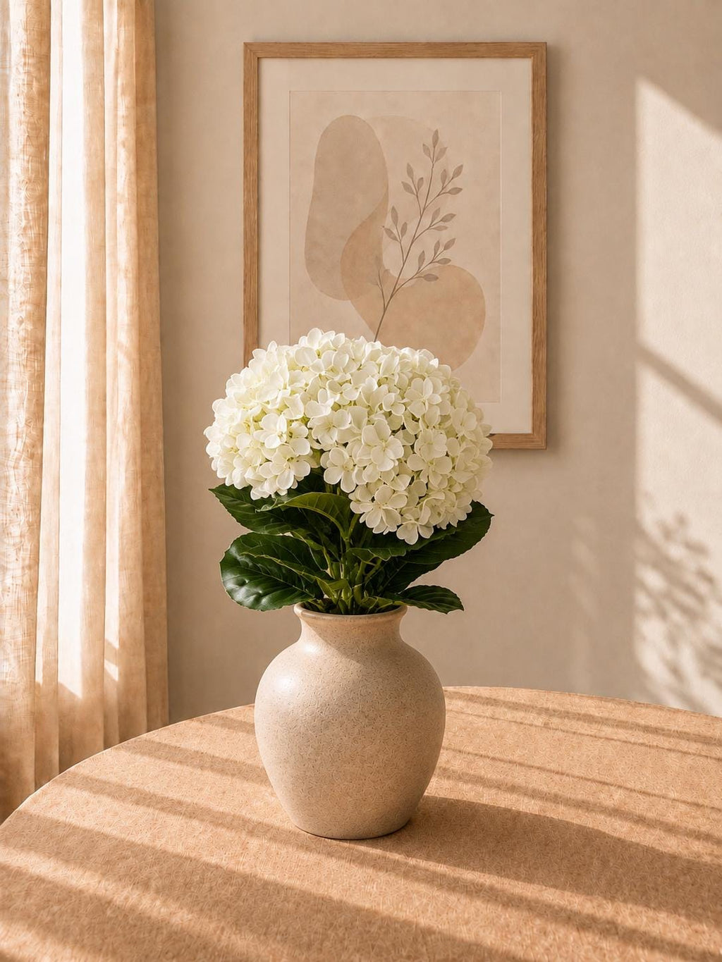 Artificial Hydrangea Tree, Realistic Faux Floral Plant, Indoor Home Décor (50-150cm)