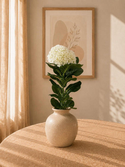 Artificial Hydrangea Tree, Realistic Faux Floral Plant, Indoor Home Décor (50-150cm)